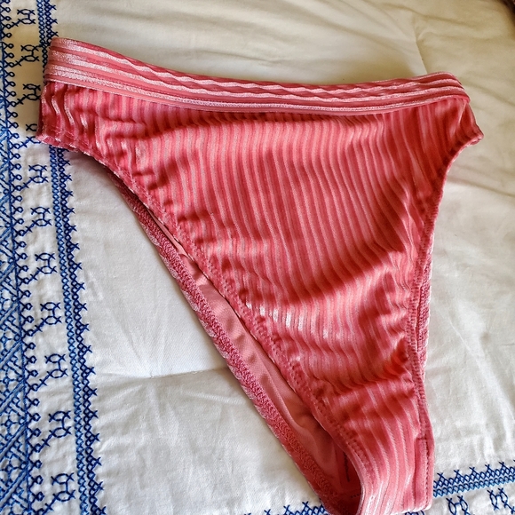 Dippin Daisy's Brazilian Swimsuit Bikini bottom NWT pink π - Picture 7 of 7